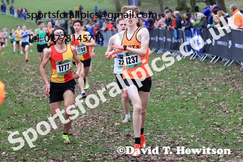 Boys Under-15s 2026 UK CAU Inter Counties Cross Country, Wollaton Park, Nottingham. Photo: David T. Hewitson/Sports for All Pics